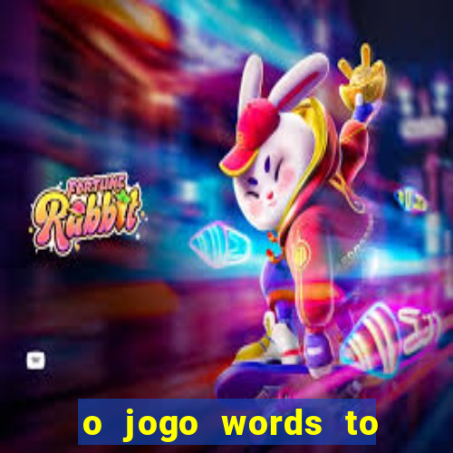 o jogo words to win paga mesmo